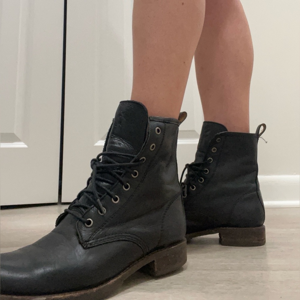 Frye Veronica Combat Moto Boot